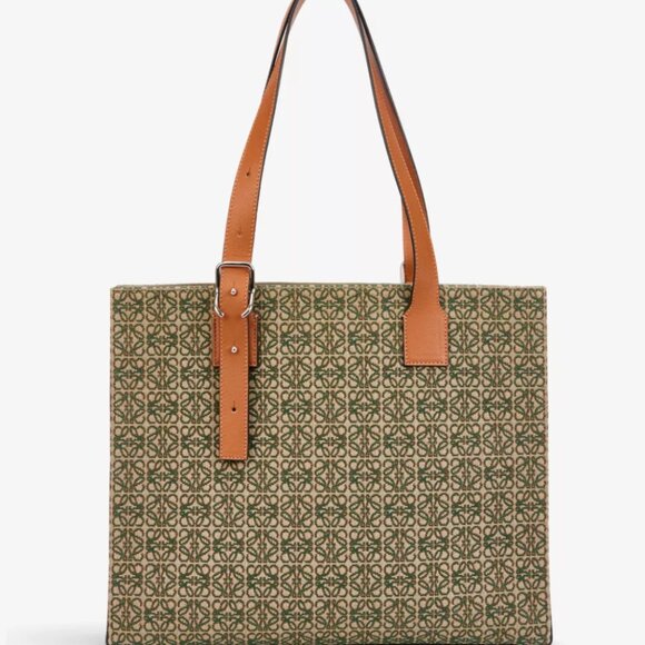 Loewe Anagram jacquard canvas tote bag - Picture 1 of 7